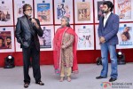Amitabh Bachchan, Jaya Bachchan and Abhishek Bachchan attend Vashu Bhagnani's party to celebrates 25 Movies in Bollywood