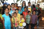 Tara Sharma celebrates Holi with Cancer patients Pic 2