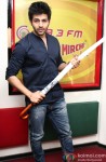 Kartik Aaryan during the promotion of film 'Kaanchi' at Radio Mirchi