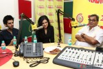 Kartik Aaryan, Mishti and Subhash Ghai during the promotion of film 'Kaanchi' at Radio Mirchi