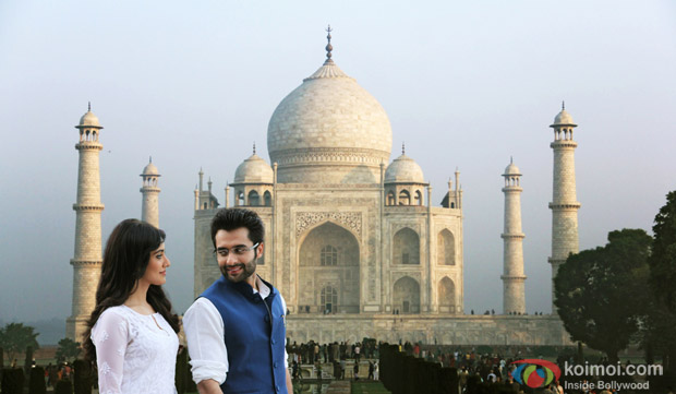 Neha Sharma and Jackky Bhagnani in a still from movie ‘Youngistaan’