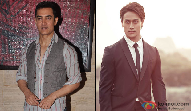 Aamir Khan and Tiger Shroff Aamir Khan and Tiger Shroff