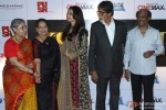 Jaya Bachchan, Brindya Rai, Aishwarya Rai Bachchan and Amitabh Bachchan during the launch of Rajinikanth's 'Kochadaiiyaan' Hindi trailer