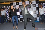 Alia Bhatt and Arjun Kapoor during the promotion of film '2 States' in Thane Pic 1