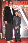 Amitabh Bachchan and Parth Bhalerao during the success bash of 'Bhoothnath Returns'