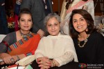 Shabana Azmi, Jaya Bachchan and Neetu Singh Kapoor during the Manish Malhotra's show Men For Mijwan
