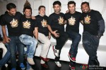 Vikramaditya Motwane, Vijay Singh, Karan Johar, Vikas Bahl, Ranbir Kapoor and Anurag Kashyap at the Bombay Velvet's wrap up party Pic 4