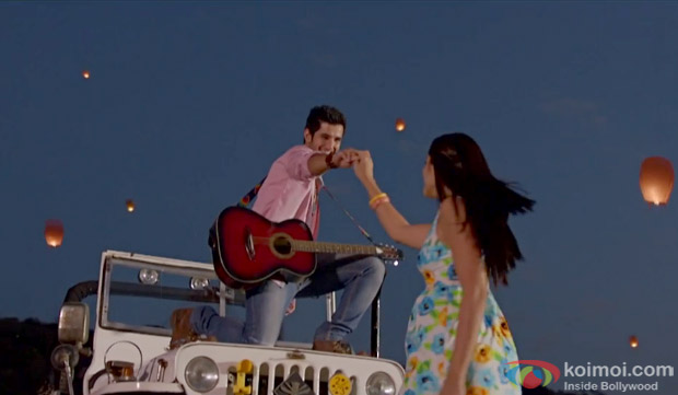 Aditya Seal and Isabelle Liete in a still from movie ‘Purani Jeans’