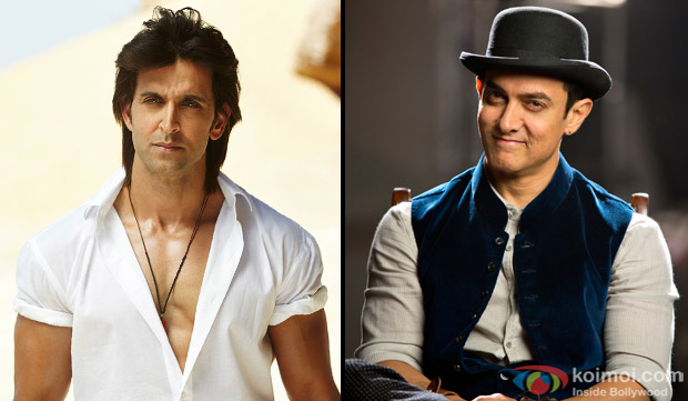 Hrithik Roshan and Aamir Khan