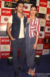 Varun Dhawan and Ileana DCruz during the promotion of film 'Main Tera Hero' in Delhi Pic 3