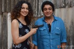 Kangana Ranaut and Sai Kabir Shrivastav promote 'Revolver Rani' in Mumbai Pic 1