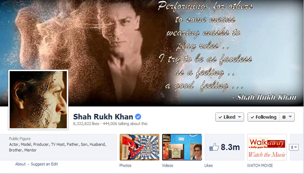 SRK's Facebook Likes