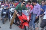 Varun Dhawan during the promotion of film 'Main Tera Hero' in Indore