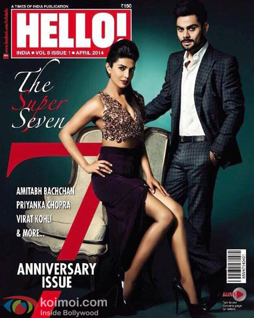 Priyanka Chopra and Virat Kohli