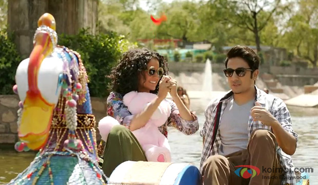 Kangana Ranaut and Vir Das in a still from movie ‘Revolver Rani’