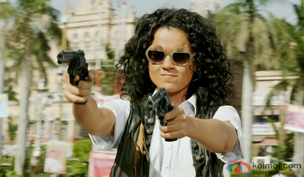 Kangana Ranaut in a still from movie 'Revolver Rani'