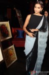 Sonam Kapoor at Rouble Nagi's painting exhibition in New Delhi Pic 3