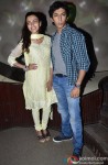 Yaushika Verma and Anshuman Jha during the promotion of 'Yeh Hai Bakrapur' film's music