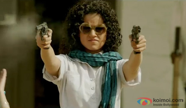 Kangana Ranaut in a still from movie ‘Revolver Rani’