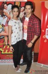Ileana DCruz and Varun Dhawan during the promotion of film 'Main Tera Hero' Pic 1