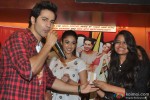 Varun Dhawan and Ileana DCruz during the promotion of film 'Main Tera Hero'