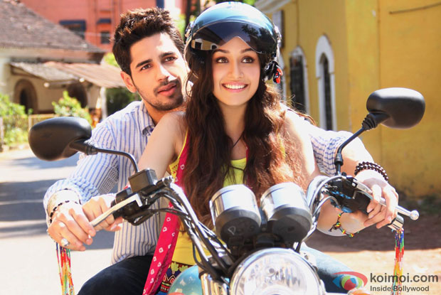 Sidharth Malhotra and Shraddha Kapoor in a still from movie 'Ek Villain'