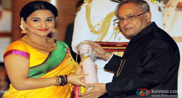Vidya Balan receives Padma Shri award