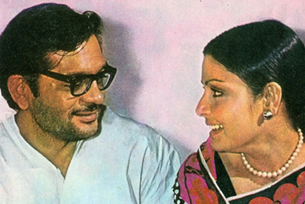 Gulzar and Raakhee