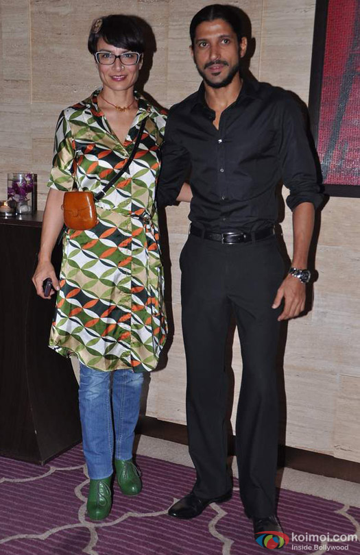 Adhuna Akhtar and Farhan Akhtar