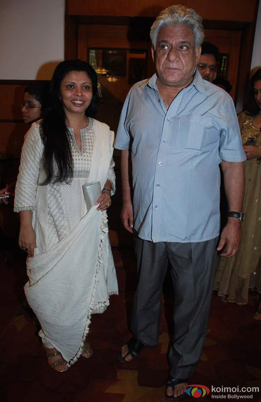 Om Puri and Nandita Puri