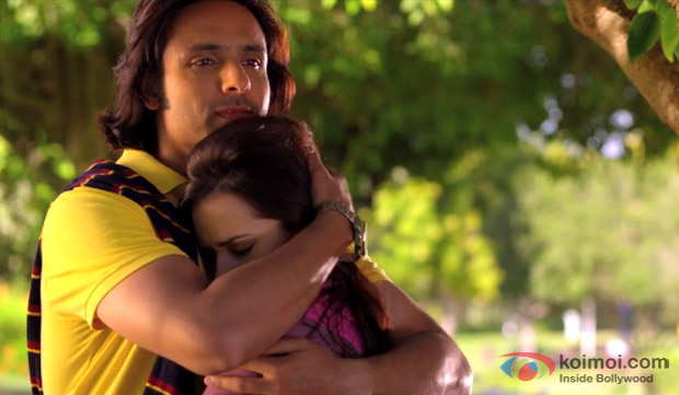 Iqbal Khan and Alka Verma in a still from movie 'Unforgettable'