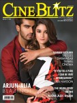 Cuddly Couple Arjun Kapoor & Alia Bhatt On Cine Blitz Cover