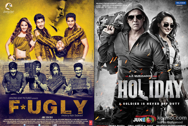 'Fugly' and 'Holiday – A Soldier Is Never Off Duty' Movie Poster