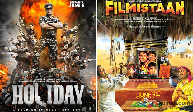 Holiday and Filmistaan Movie Poster