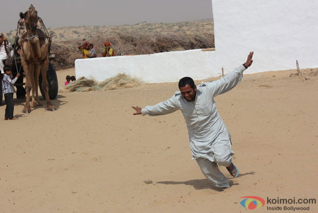 Sharib Hashmi in a still from movie ‘Filmistaan’