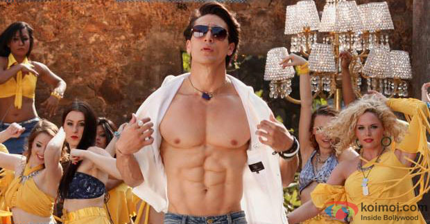 Tiger Shroff in a still from movie ‘Heropanti’