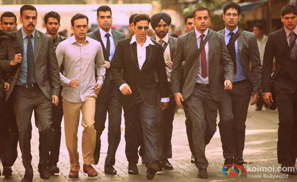 Akshay Kumar in a still from movie ‘Holiday – A Soldier Is Never Off Duty’ Akshay Kumar in a still from movie ‘Holiday – A Soldier Is Never Off Duty’