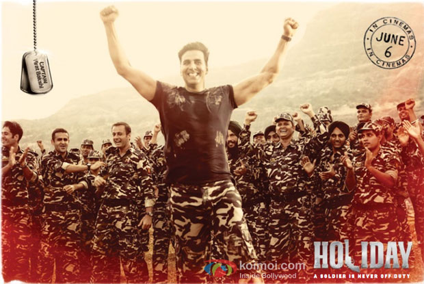 Akshay Kumar in a still from movie ‘Holiday’