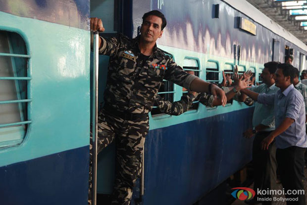 Akshay Kumar in a still from movie ‘Holiday’