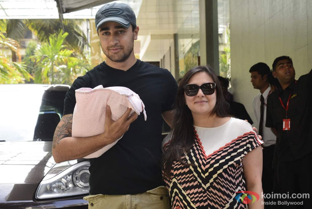 Imran Khan & Avantika Malik  With Their New Born Baby