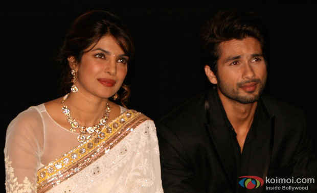 Priyanka Chopra and Shahid Kapoor