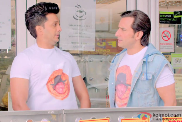 Riteish Deshmukh and Saif Ali Khan in a still from movie ‘Humshakals’