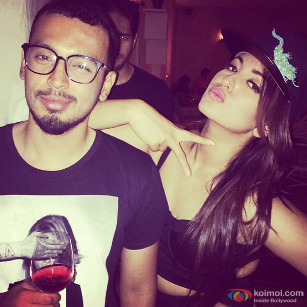 Rohan Shrestha with Sonakshi Sinha
