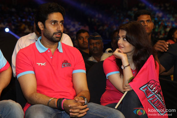 Wife Aishwarya Rai Bachchan Support Abhishek's Bachchan Jaipur Pink Panthers