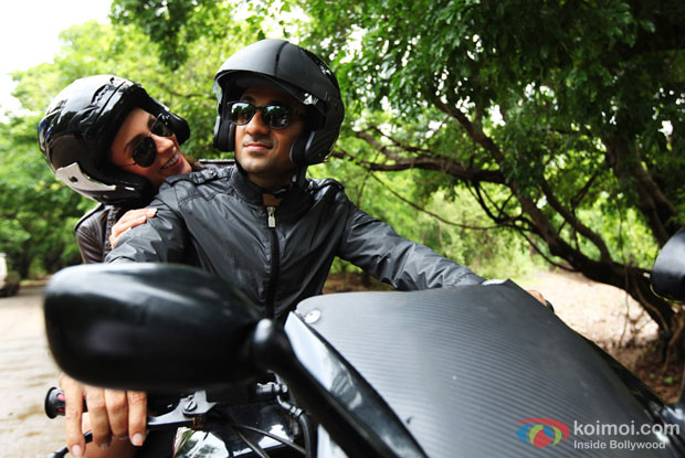 Vir Das and Anindita Nayar in a still from movie ‘Amit Sahni Ki List’