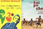Film Kai Po Che is based on Chetan Bhagat's novel 'The Three Mistakes Of My Life'