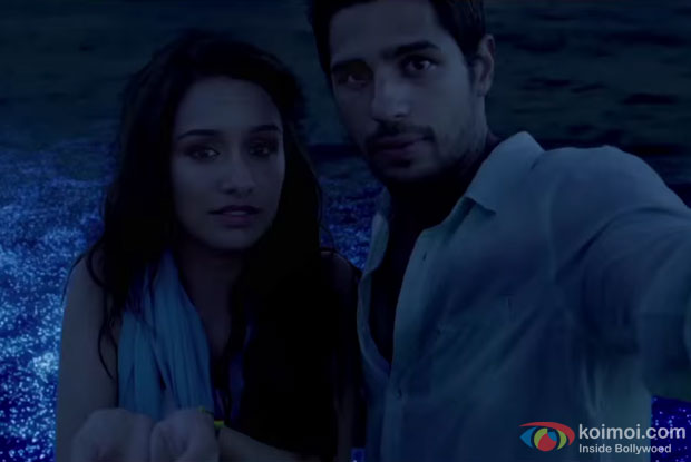 Shraddha Kapoor and Sidharth Malhotra in a still from movie ‘Ek Villain’