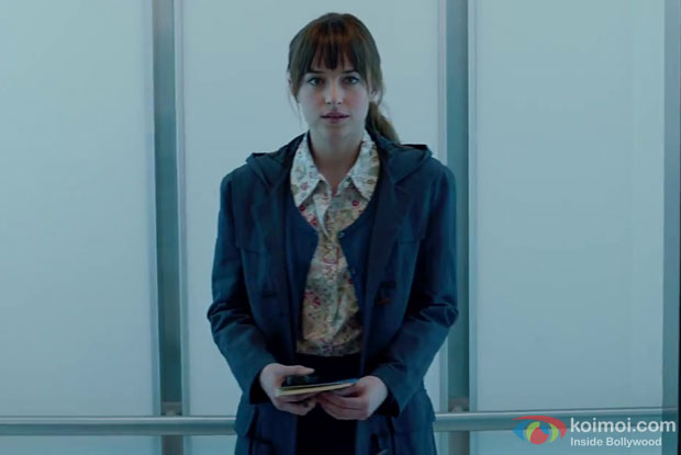 Dakota Johnson in a still from movie 'Fifty Shades of Grey' Dakota Johnson in a still from movie 'Fifty Shades of Grey'