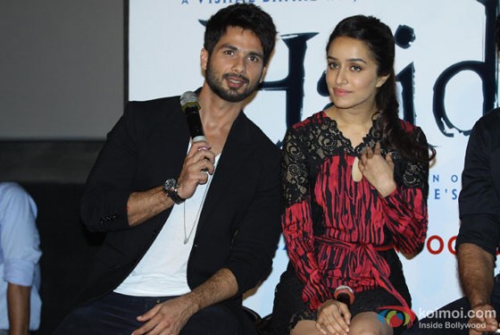 Shahid Kapoor, Shraddha Kapoor Interact With Media At Haider's Trailer Launch