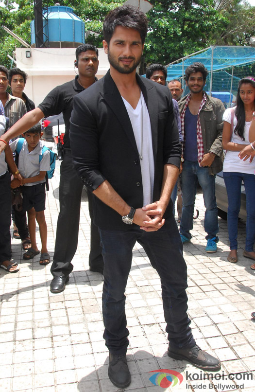 Shahid Kapoor Arrives At The Trailer Launch Of Haider